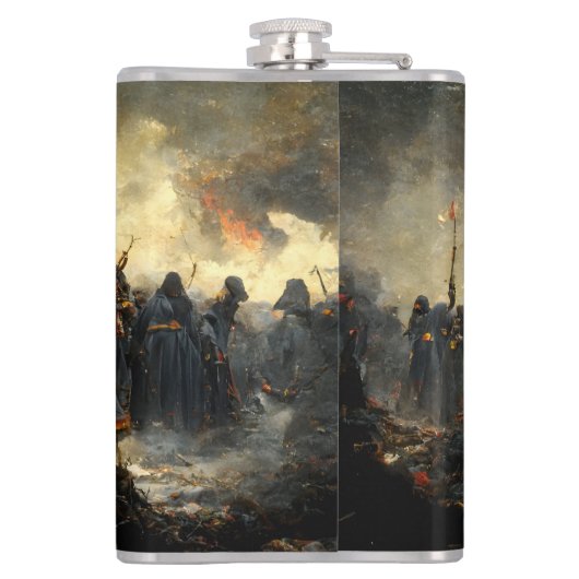 Attack the Place Heupfles (Achterkant)