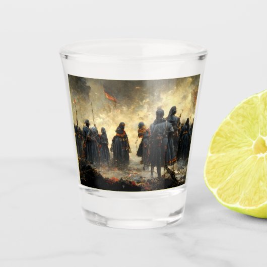 Attack the place shot glas (Voorkant)