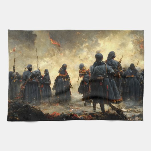 Attack the place theedoek (Horizontaal)