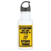 Attack Tuba Waterfles (Voorkant)
