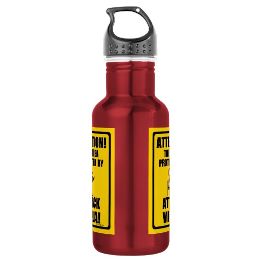 Attack Viola Waterfles (Achterkant)