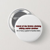 AttackDebate Ronde Button 5,7 Cm (Voorkant /achterkant)