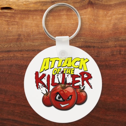 attacktomatoes sleutelhanger (Voorkant)
