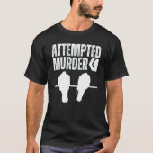 Attempted Murder Crows Ravens Bird Crow On Tree B T-shirt (Voorkant)