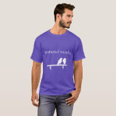Attempted Murder White design gift T-shirt (Voorkant volledig)