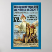 Attendrons-Nous (grens) Poster (Voorkant)