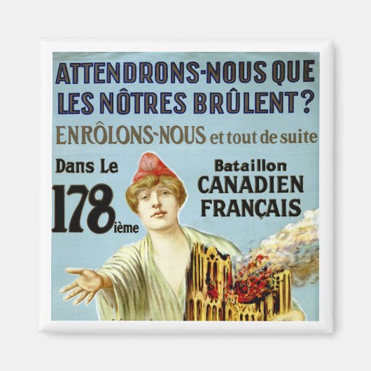 Attendrons-Nous Que Les Notre Brulent Magneet (Voorkant)