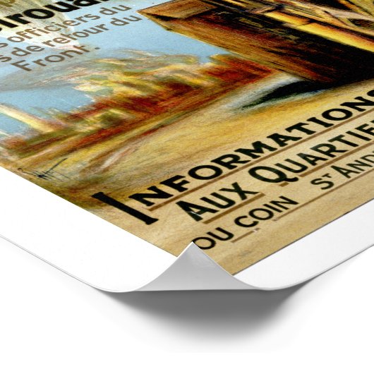 Attendrons-Nous Que Les Notre Brulent Poster (Hoek)