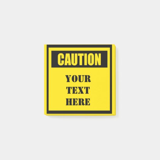 Attentie Aangepaste advertentie 3x3 Post-it® Notes (Voorkant)