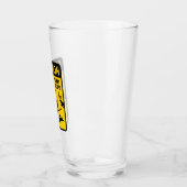 Attentie Bunny Slope Funny Ski Sign | Humor Glas (Links)