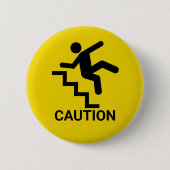 Attentie Clumsy Button (Voorkant)