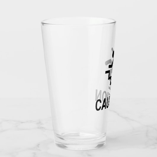 Attentie Clumsy Glas (Rechts)