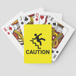 Attentie Clumsy Pokerkaarten