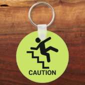 Attentie Clumsy Sleutelhanger (Voorkant)