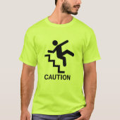 Attentie Clumsy T-shirt (Voorkant)