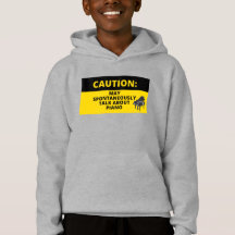 Attentie Funny Grand Piano Pianist Humor