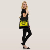 Attentie Goede Vibes Gebiedsteken Tote Bag (Op model)
