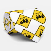 Attentie Golf Cart Stropdas (Opgerold)