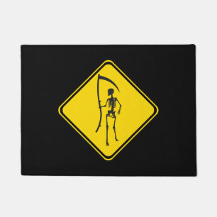 Attentie Grim Reaper Ahead Deurmat