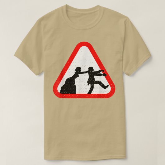 Attentie Groom T-shirt (Design voorkant)