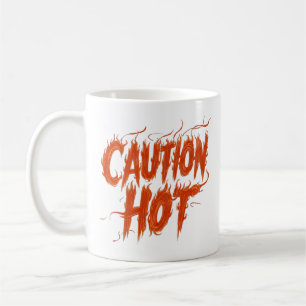 Attentie Hot Koffiemok