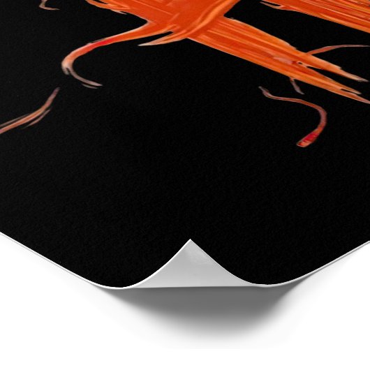 Attentie Hot Poster (Hoek)