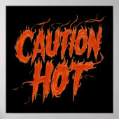 Attentie Hot Poster (Voorkant)