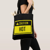 Attentie Hot Sign Tote Bag (Dichtbij)