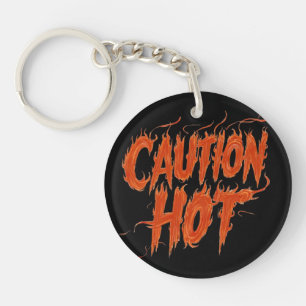Attentie Hot Sleutelhanger