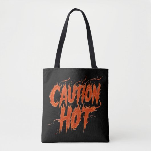 Attentie Hot Tote Bag (Voorkant)