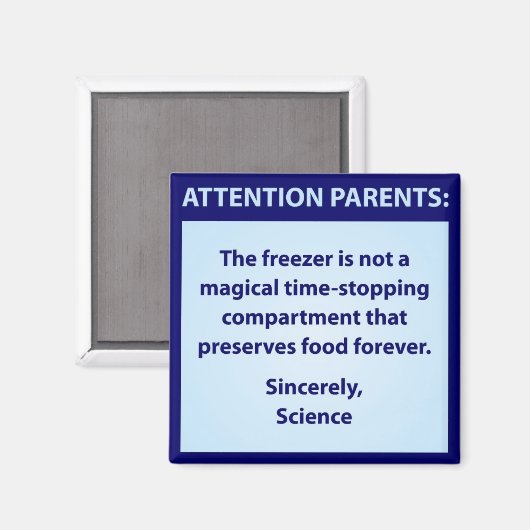 Attentie ouders magneet (Voorkant / Achterkant)