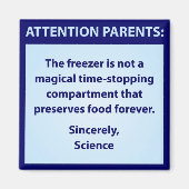 Attentie ouders magneet (Voorkant)