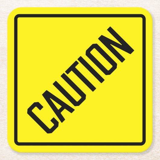 Attentie-papier Onderzetter (Voorkant)