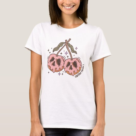 Attentie Poison: Spooky Cherry T-shirt (Voorkant)