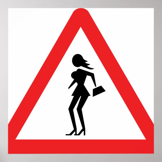 Attentie Prostitute (Attenzione Prostitute) Poster (Voorkant)