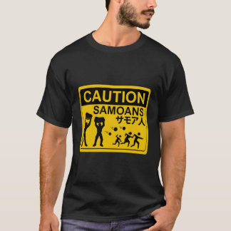 Attentie Samoans van Wotufaka! T-shirt