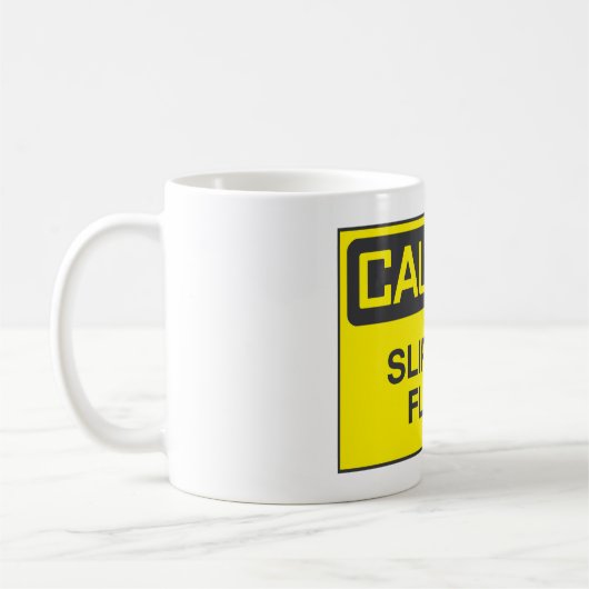 Attentie Slipper Floor Koffiemok (Links)