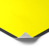 Attentie Slipper Floor Poster (Hoek)