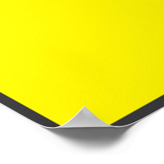 Attentie Slipper Floor Poster (Hoek)