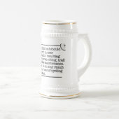 Attentie Stein Bierpul (Voorkant rechts)