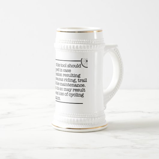 Attentie Stein Bierpul (Voorkant rechts)