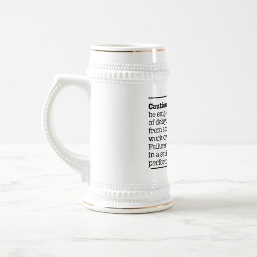 Attentie Stein Bierpul (Links)