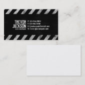 Attentie Stripes - Wit Visitekaartje (Voorkant / Achterkant)