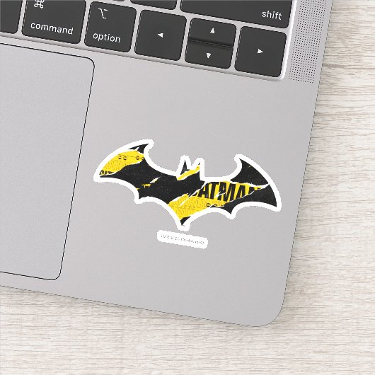 Attentie Tape Batman Logo Sticker (Detail)