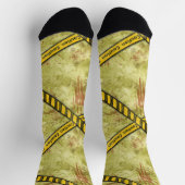 Attentie-tape splatter plaats delict sokken (Top)