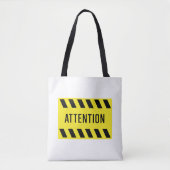 Attentie-teken Tote Bag (Voorkant)