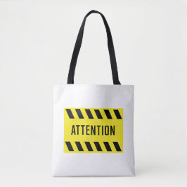 Attentie-teken Tote Bag