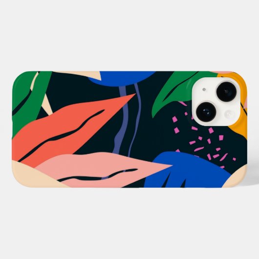 Attentie tropisch ontwerp Case-Mate iPhone case (Achterkant (horizontaal))