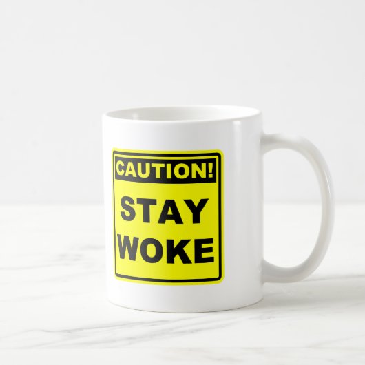 Attentie Woke Meme Mok (Rechts)