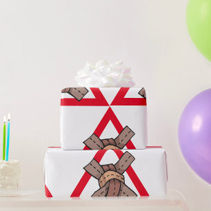 Attention Crossing Cadeaupapier